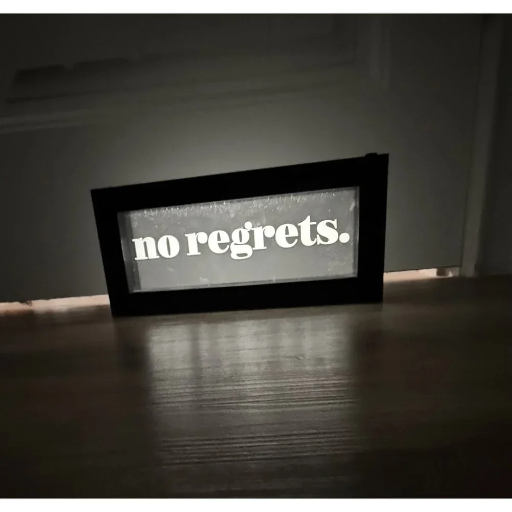 Target Room Essentials No Regrets Lightbox Accent Decor